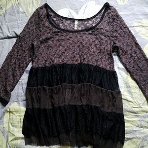 Free People Babydoll Blouse